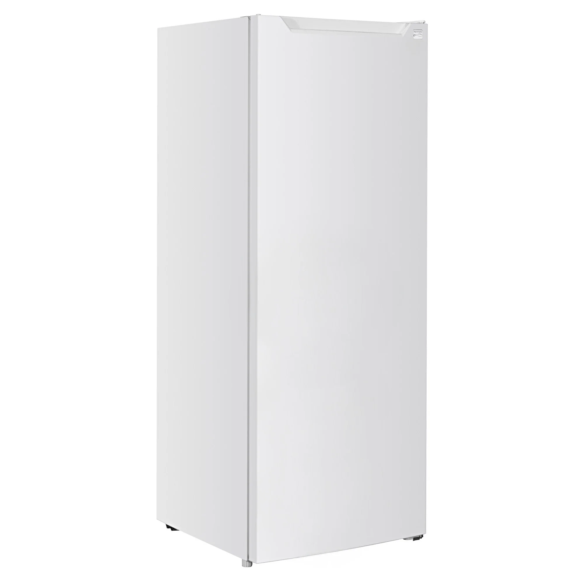 Kenmore 7 Cu. Ft. (198L) Convertible Upright Freezer/Refrigerator | Low-Frost | Garage-Ready | Reversible Door | Manual Defrost | Easy To Clean Glass Shelves | White | For Basement Garage Shed Cottage