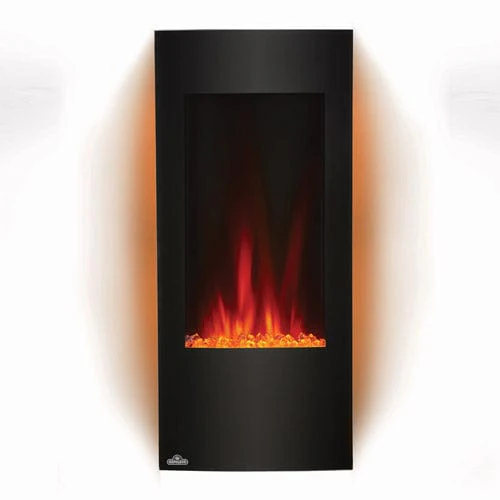 Napoleon Azure 38-In Vertical Black Wall Mount Electric Fireplace