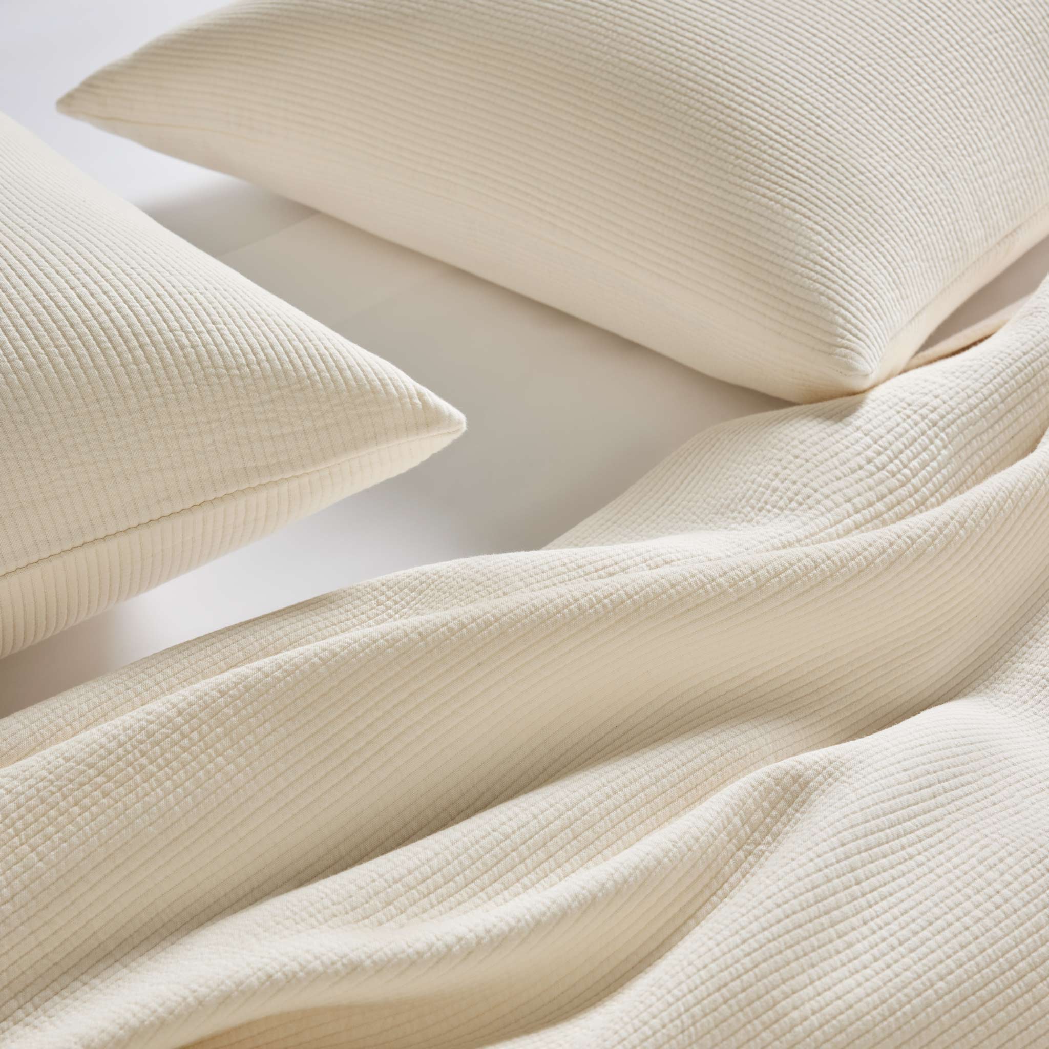 Ribbed Matelasse Sham Set