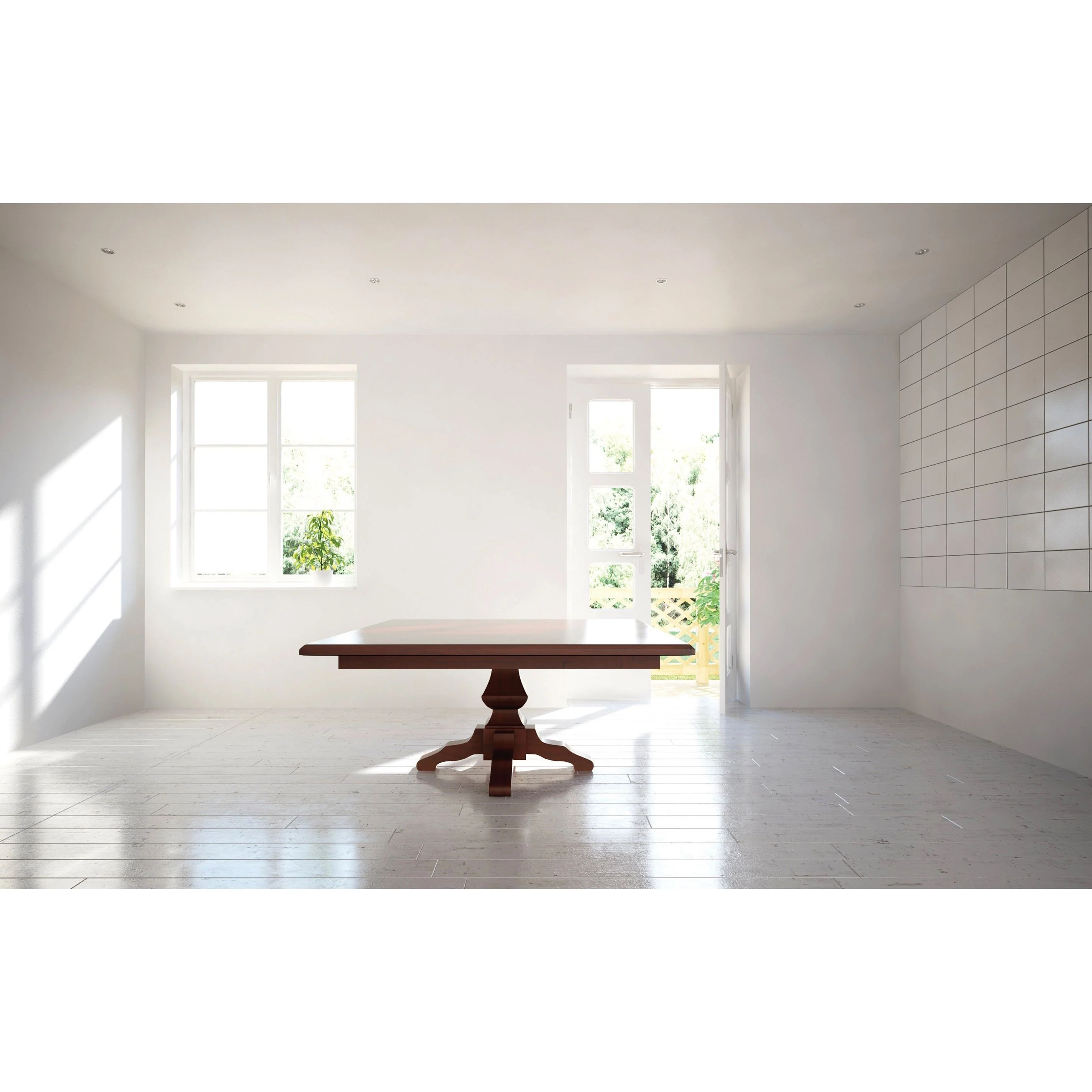 Amish Kingston Single Pedestal Table