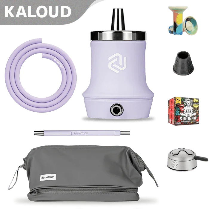 Amotion Roam Travel Shisha Set - Mauve