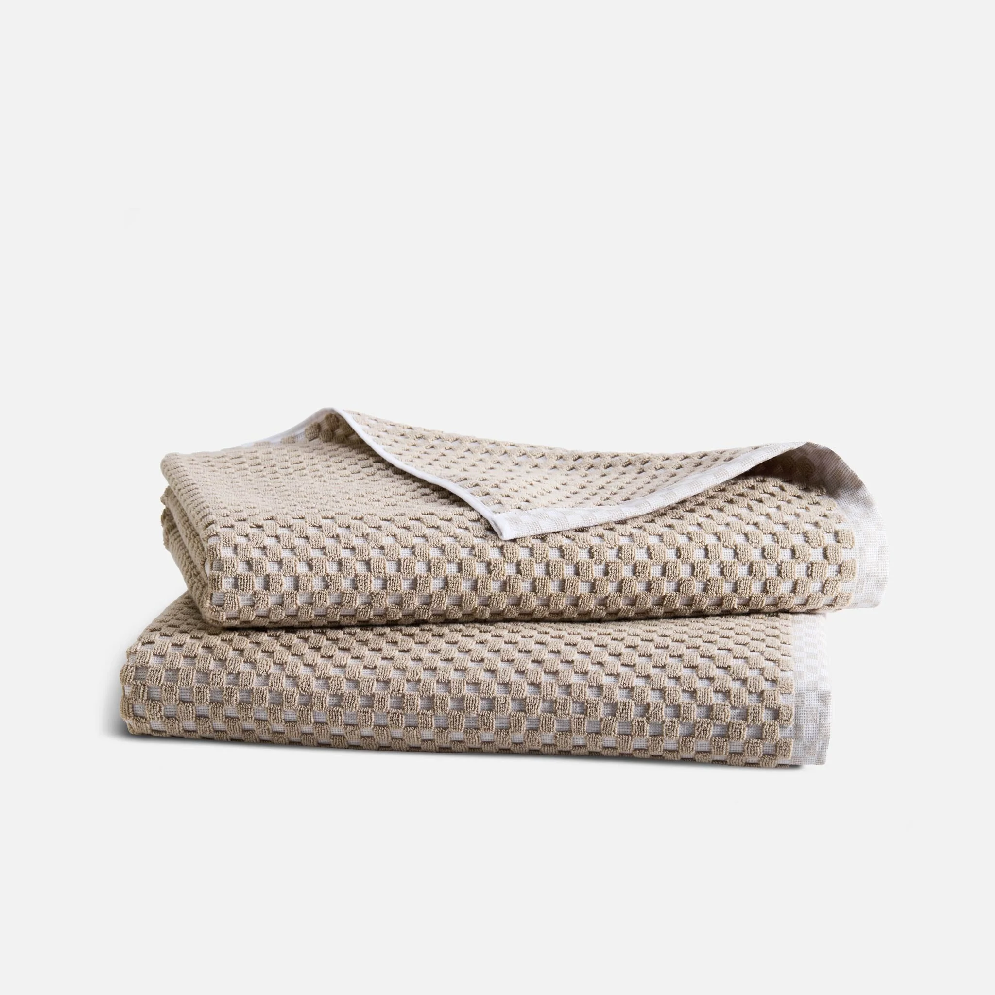 Checkered Jacquard Bath Sheets - Last Call
