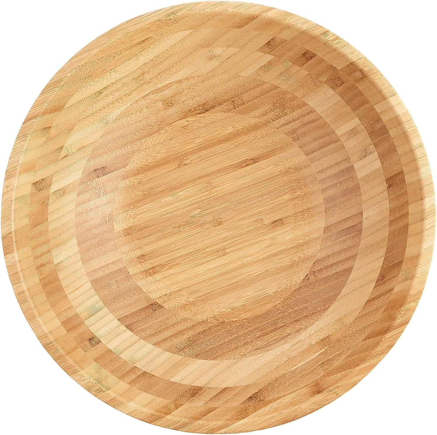 Bamboo Wood Salad Bowl, Large, 7-Piece Set