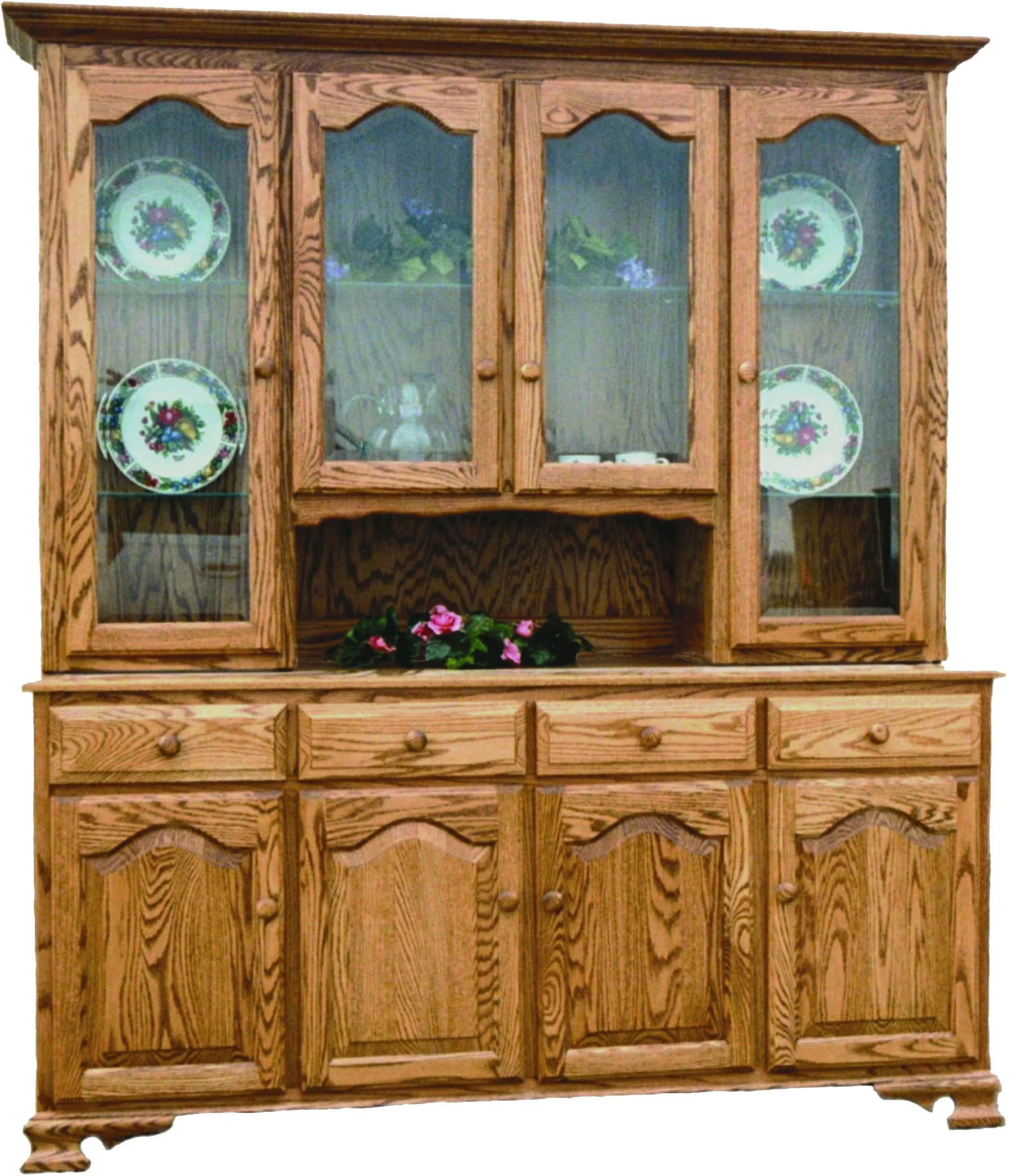 Amish Lagrange Four Door Hutch