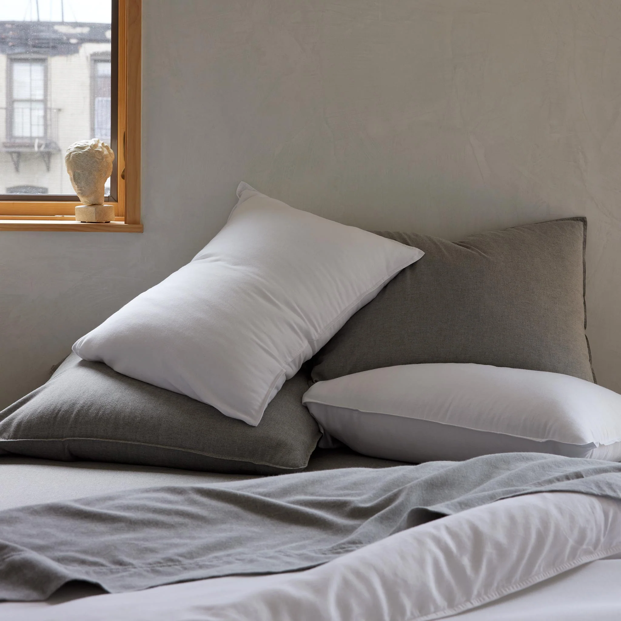 Heathered Cashmere Pillowcase Set