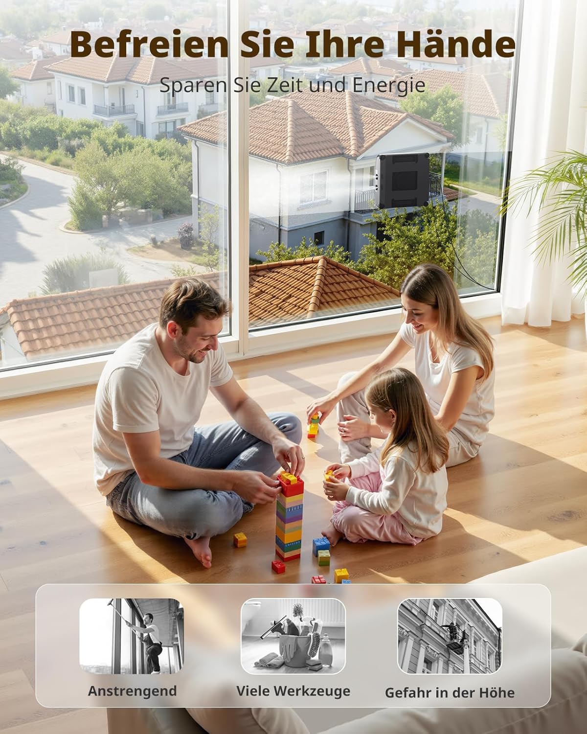 AIRMSEN Window Cleaning Robot 3500Pa