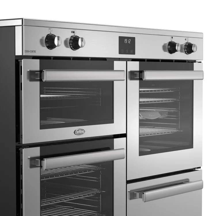 *Display Model* Belling Cookcentre 110cm Electric Induction Range Cooker - Stainless Steel