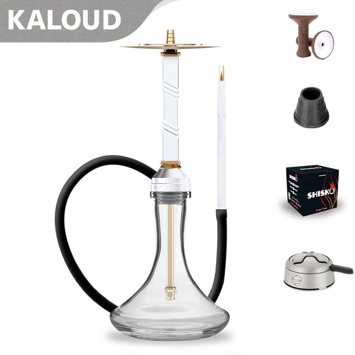 Illicit Hookah Model XI - Silver
