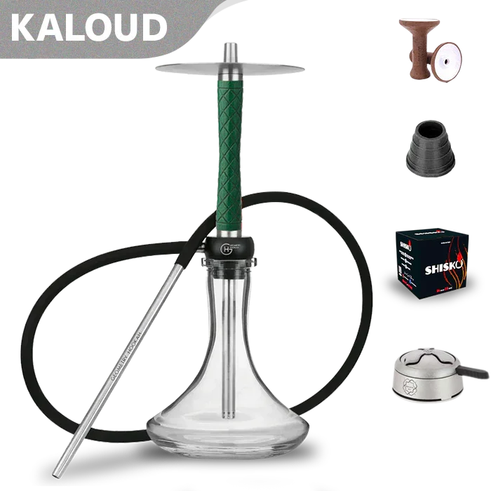 Geometry Hookah Little Bro - Rhombus Green