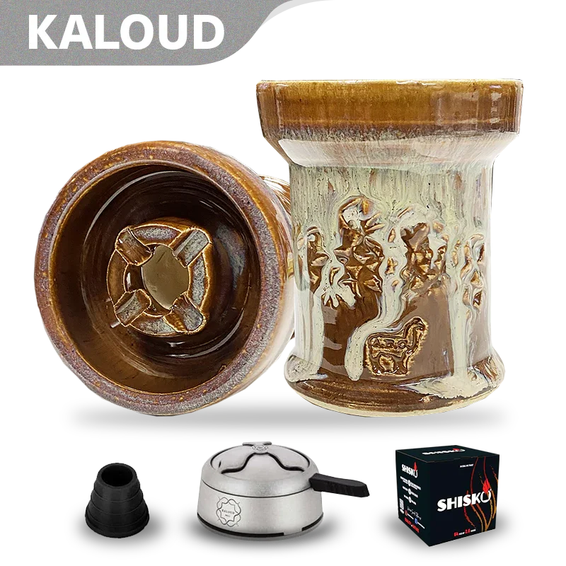 Alpaca Rook Thick Boyz Bowl - Brown Drippy