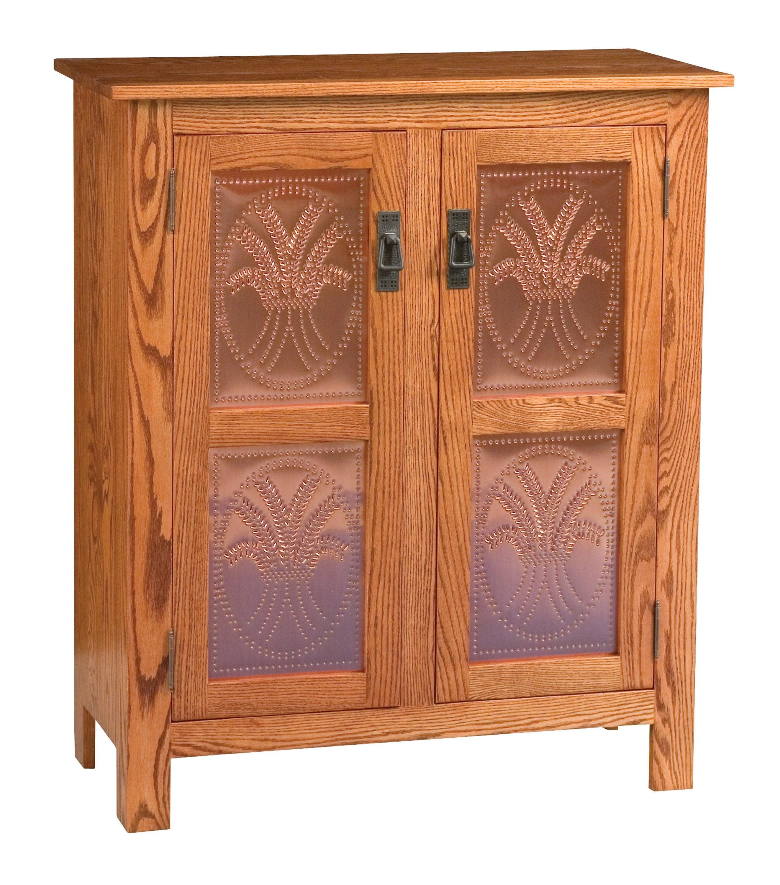 Amish Mission Style Two Door Pie Safe