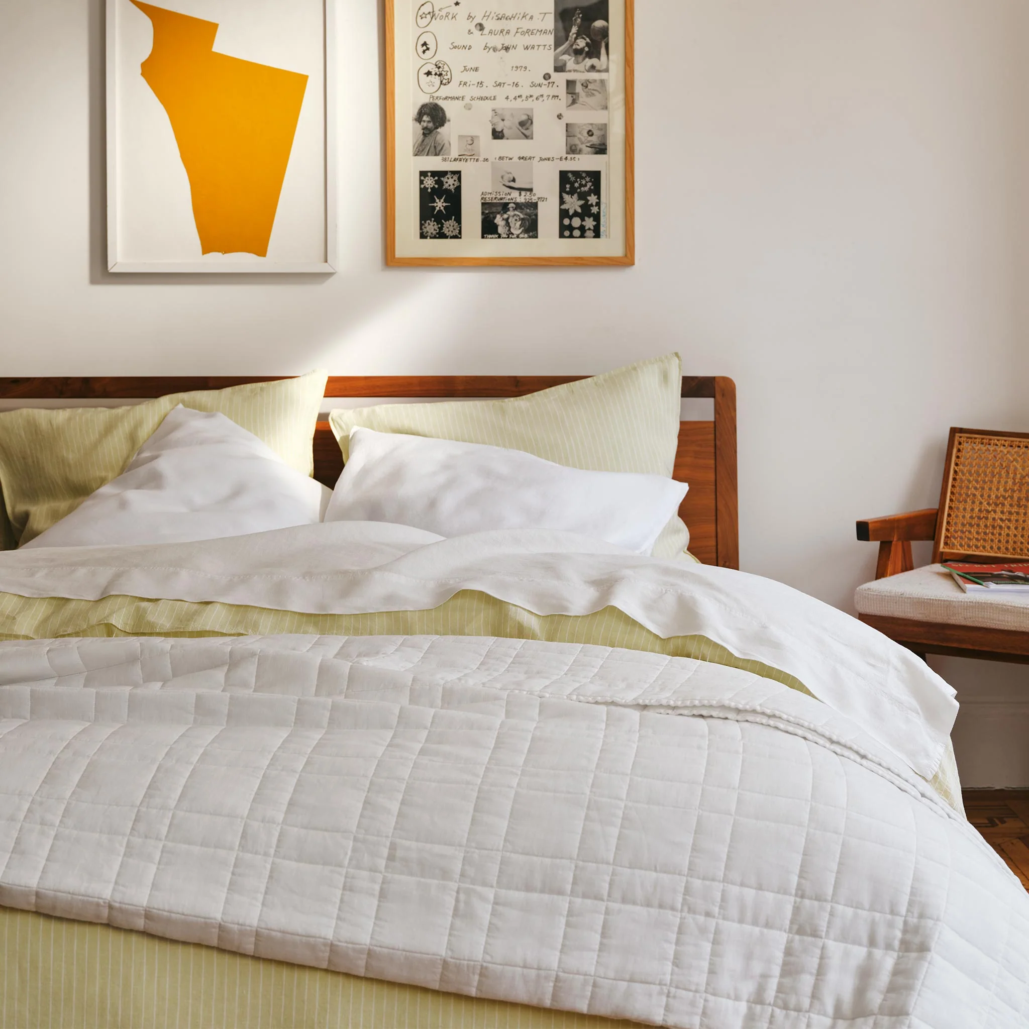 Washed European Linen Quilt