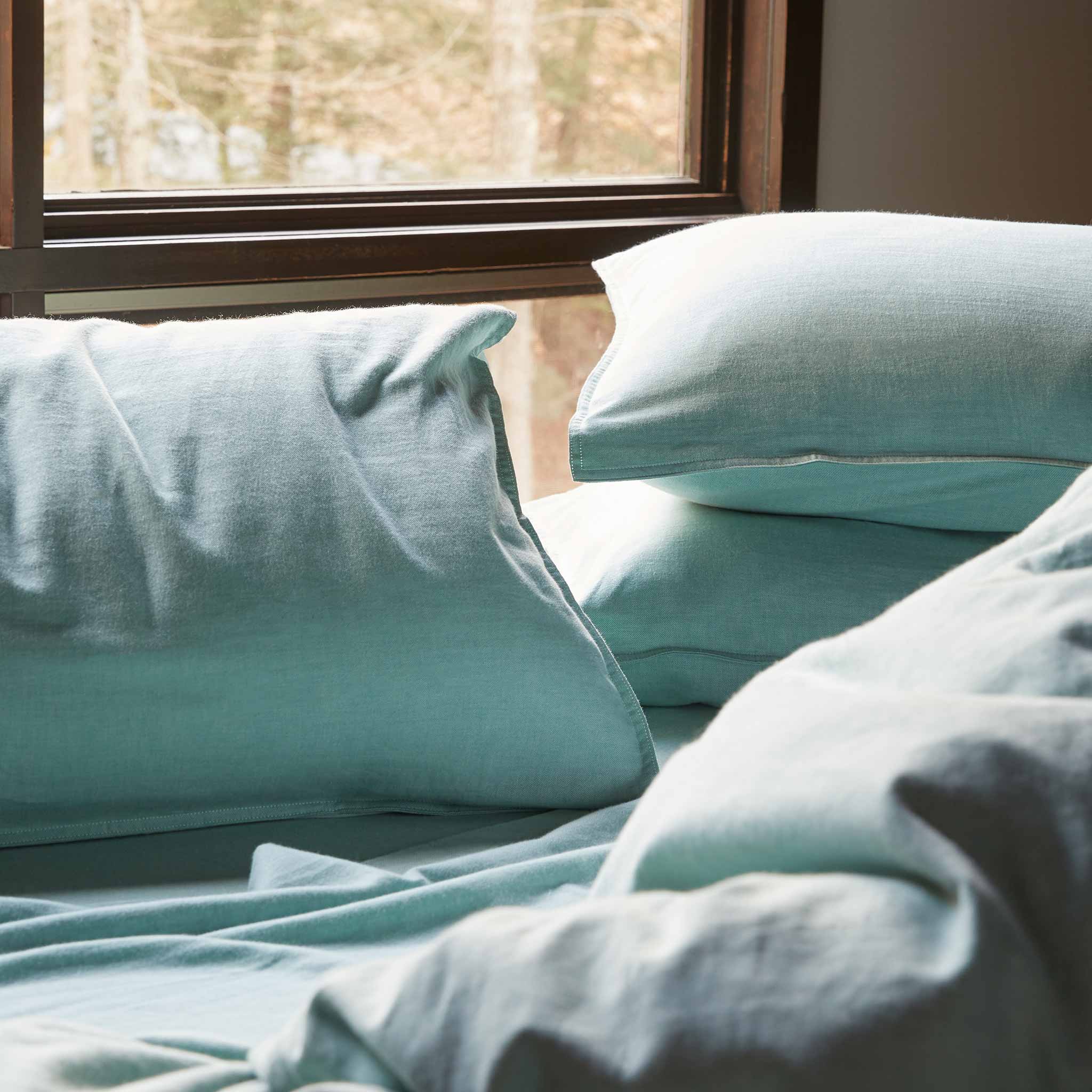 Heathered Cashmere Pillowcase Set