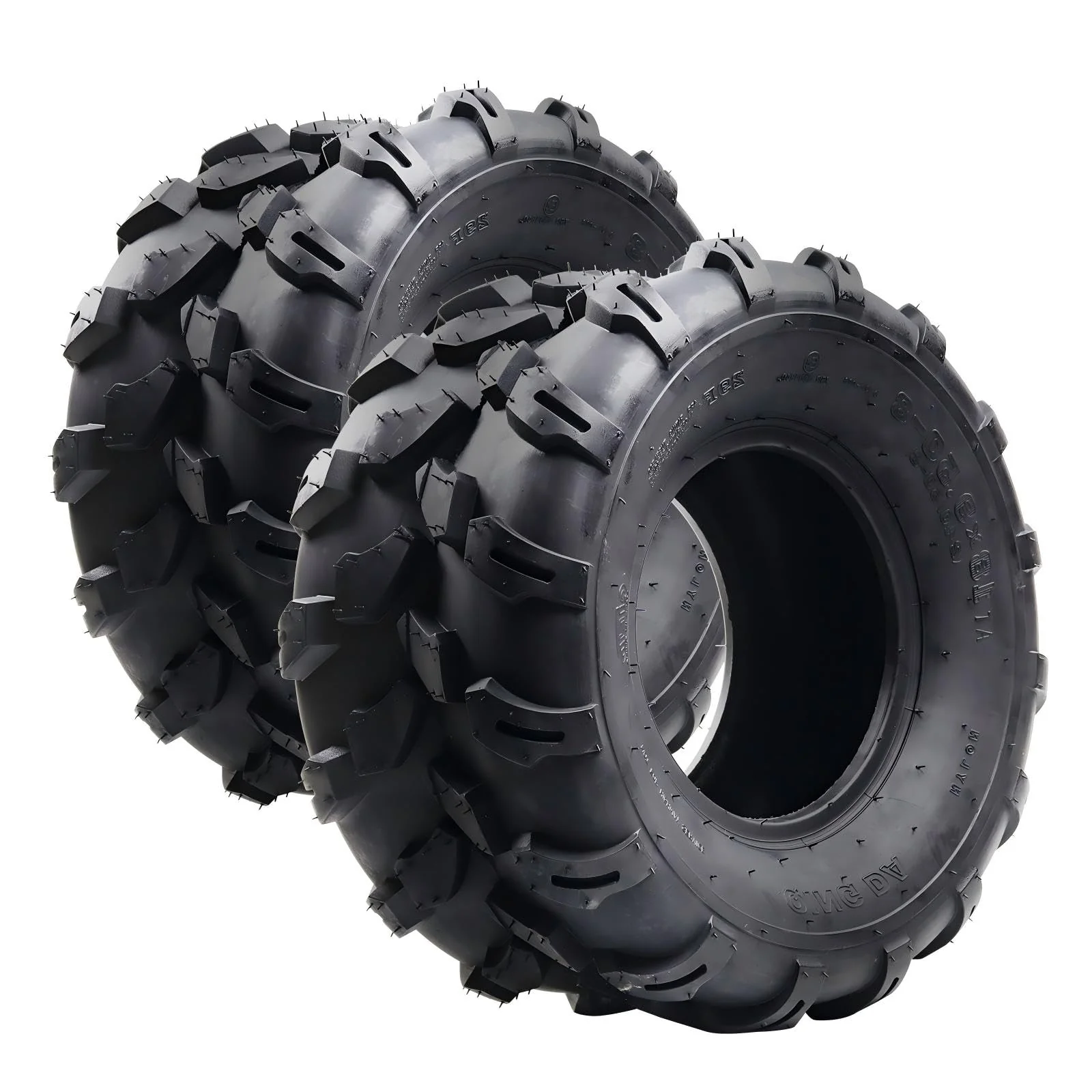 Garvee 18x9.5-8 ATV Tires, 4PR All Terrain Tubeless, Pack of 2, for ATV UTV Trail Sand Mud Off-Road
