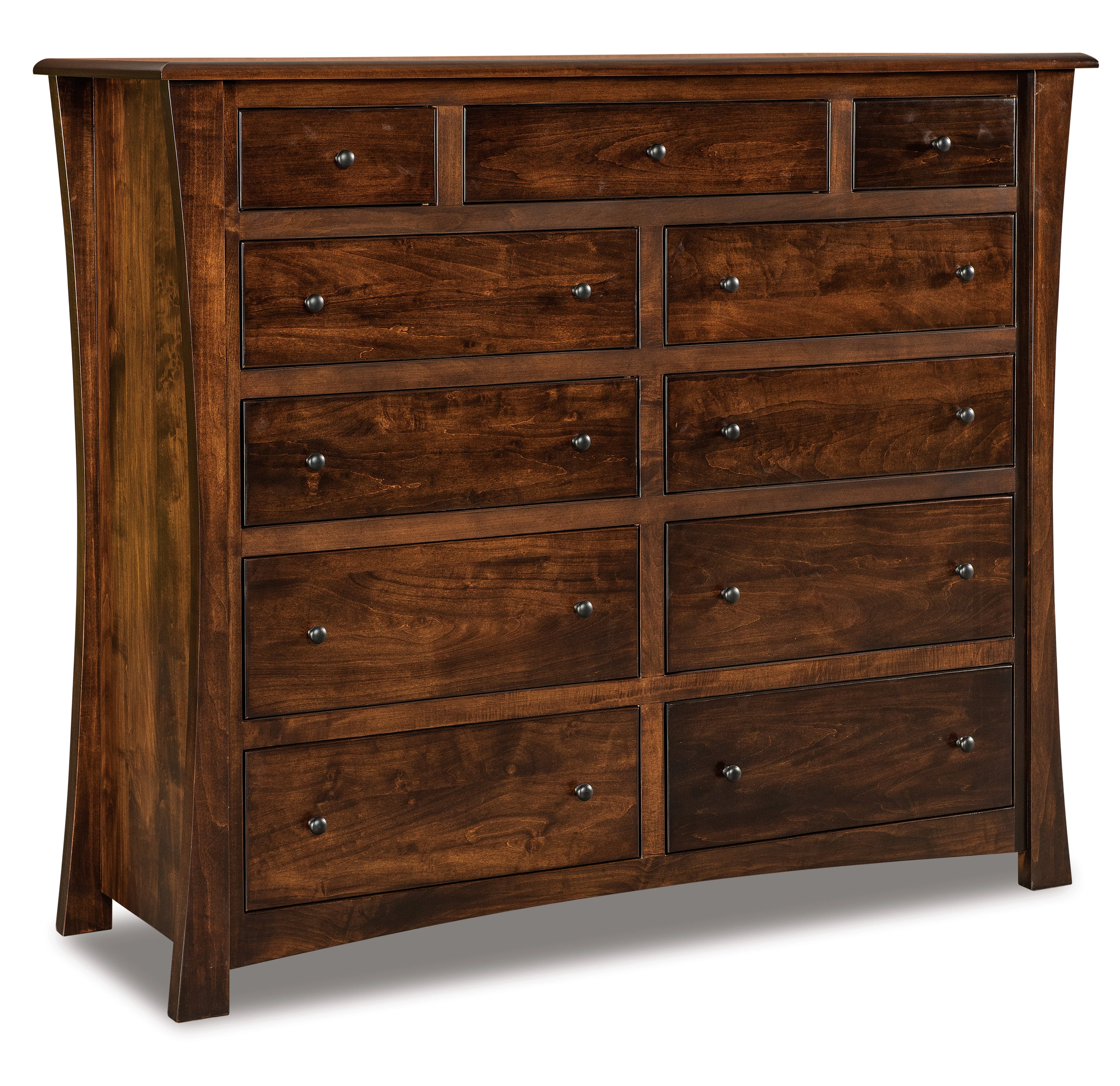 Amish Matison Eleven Drawer Double Chest