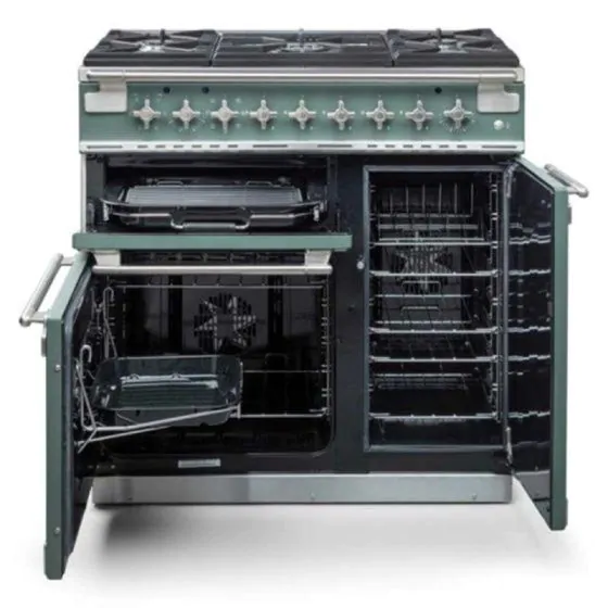 Rangemaster Elise 110cm Electric Induction Range Cooker | Mineral Green | ELS110EIMG
