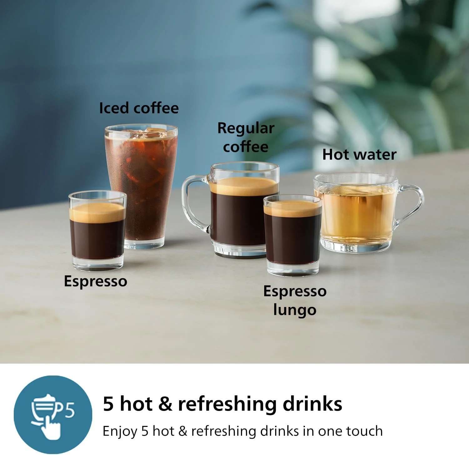 Espresso Machine - 5 Beverages