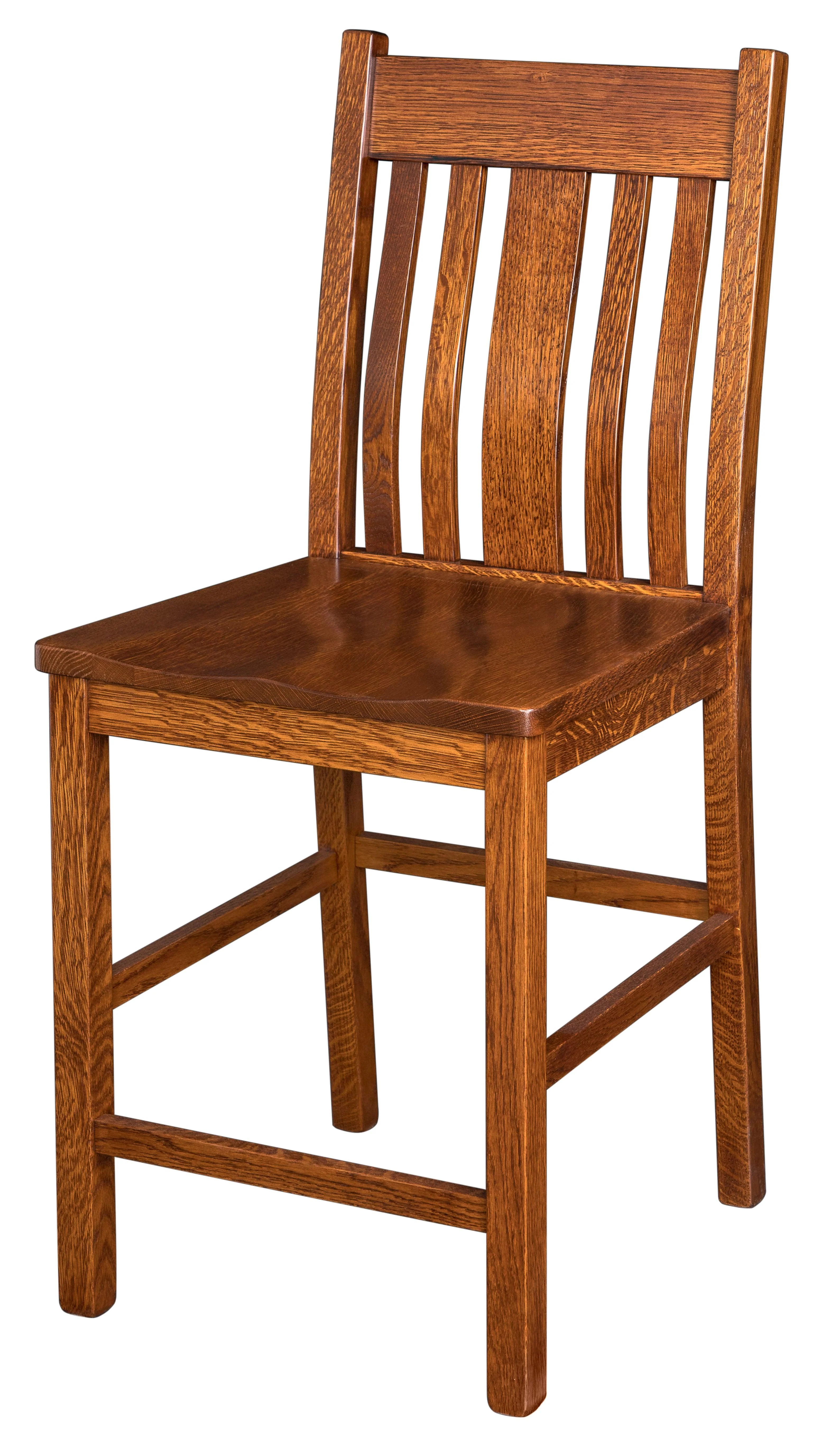 Amish Kingsbury Stationary Bar Chair