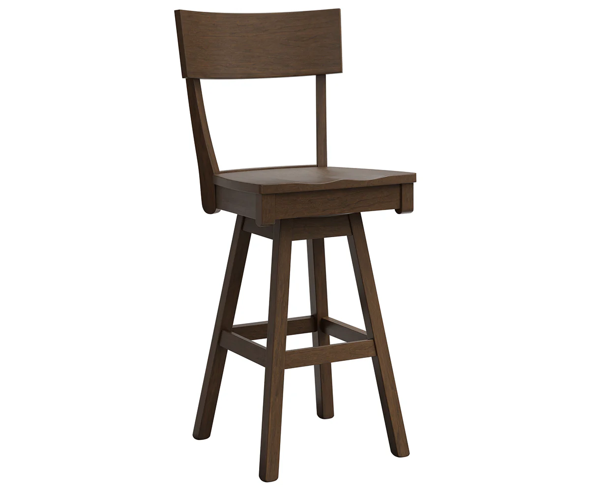 Amish Miranda Swivel Bar Chair