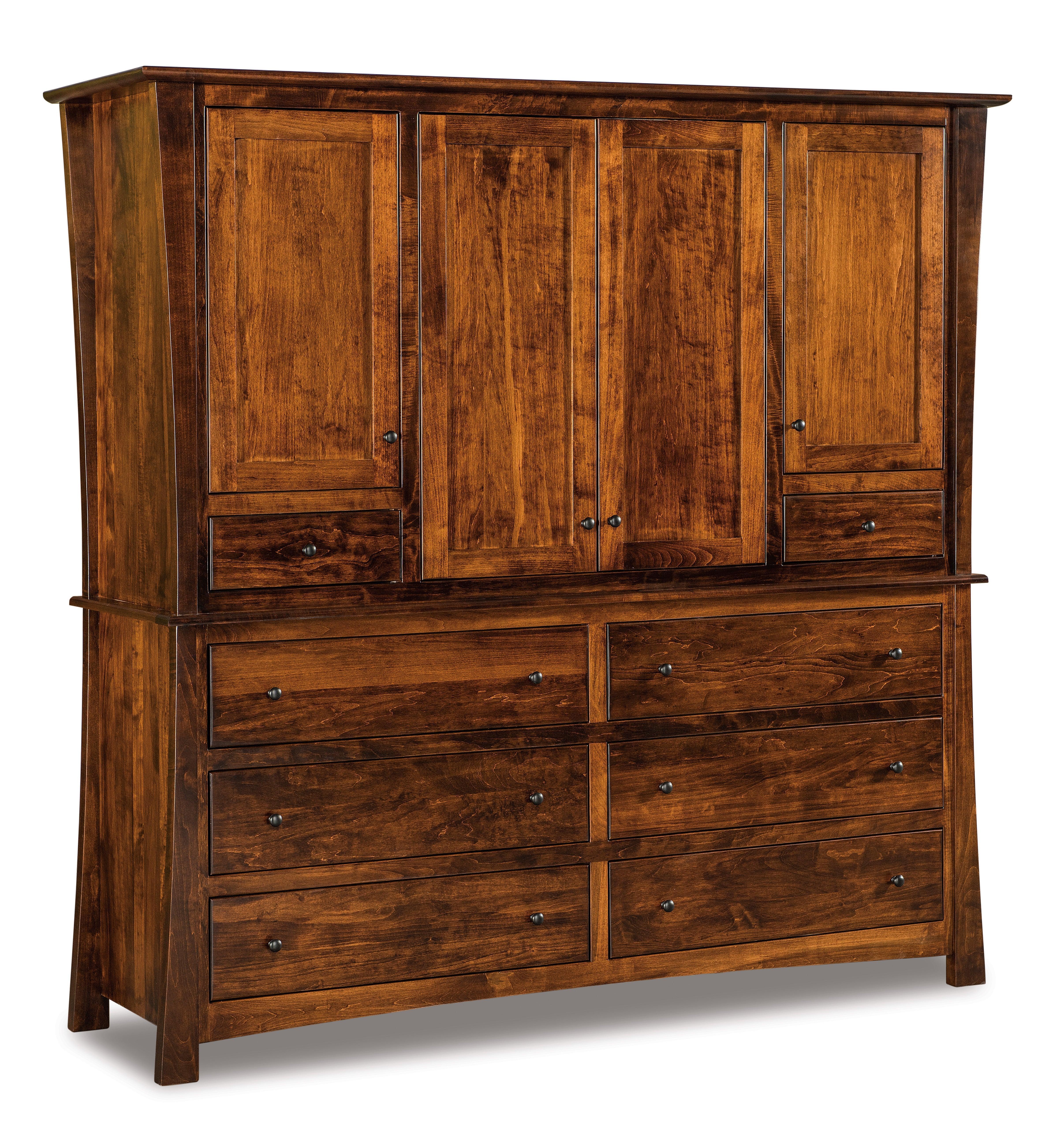 Amish Matison Eight Drawer Four Door Chest