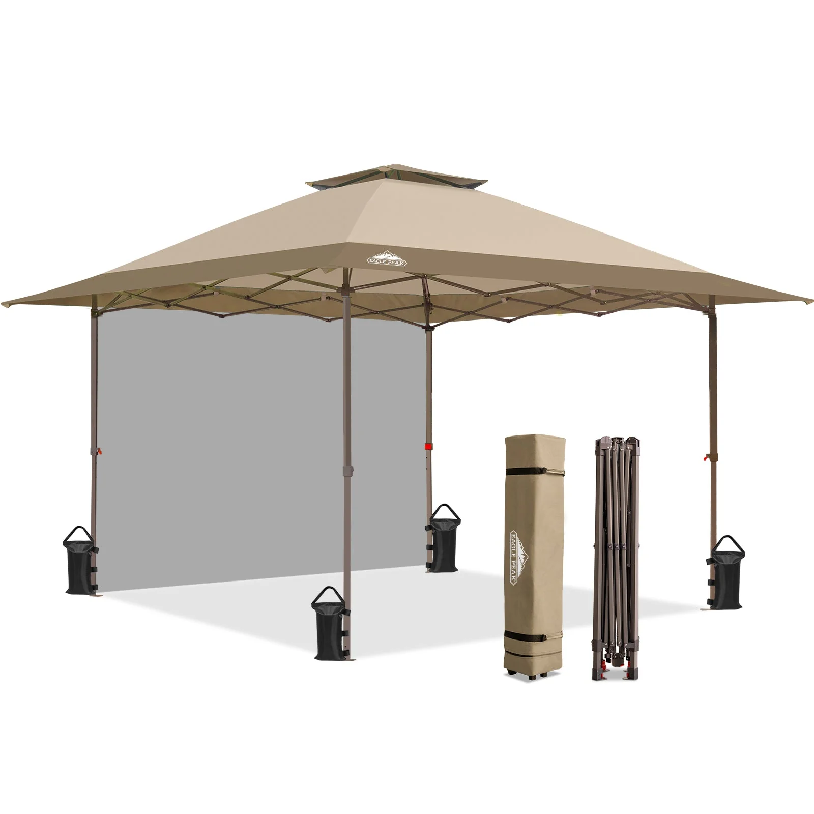 13x13 Pop Up Canopy Tent With Sidewall