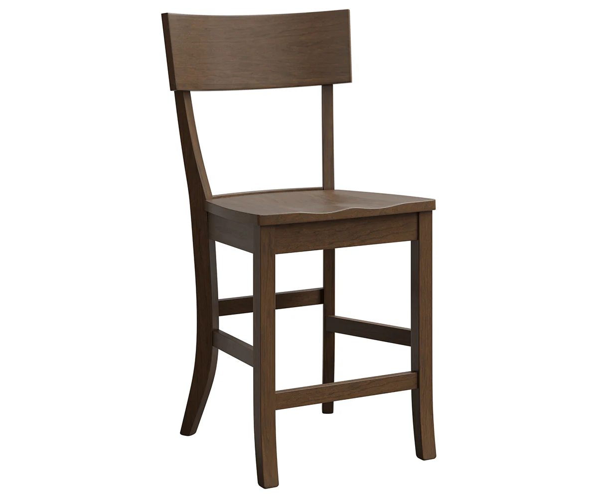 Amish Miranda Stationary Bar Chair