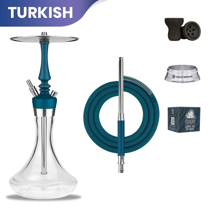 Hoob Mars Mini Pro Hookah - Marine Blue