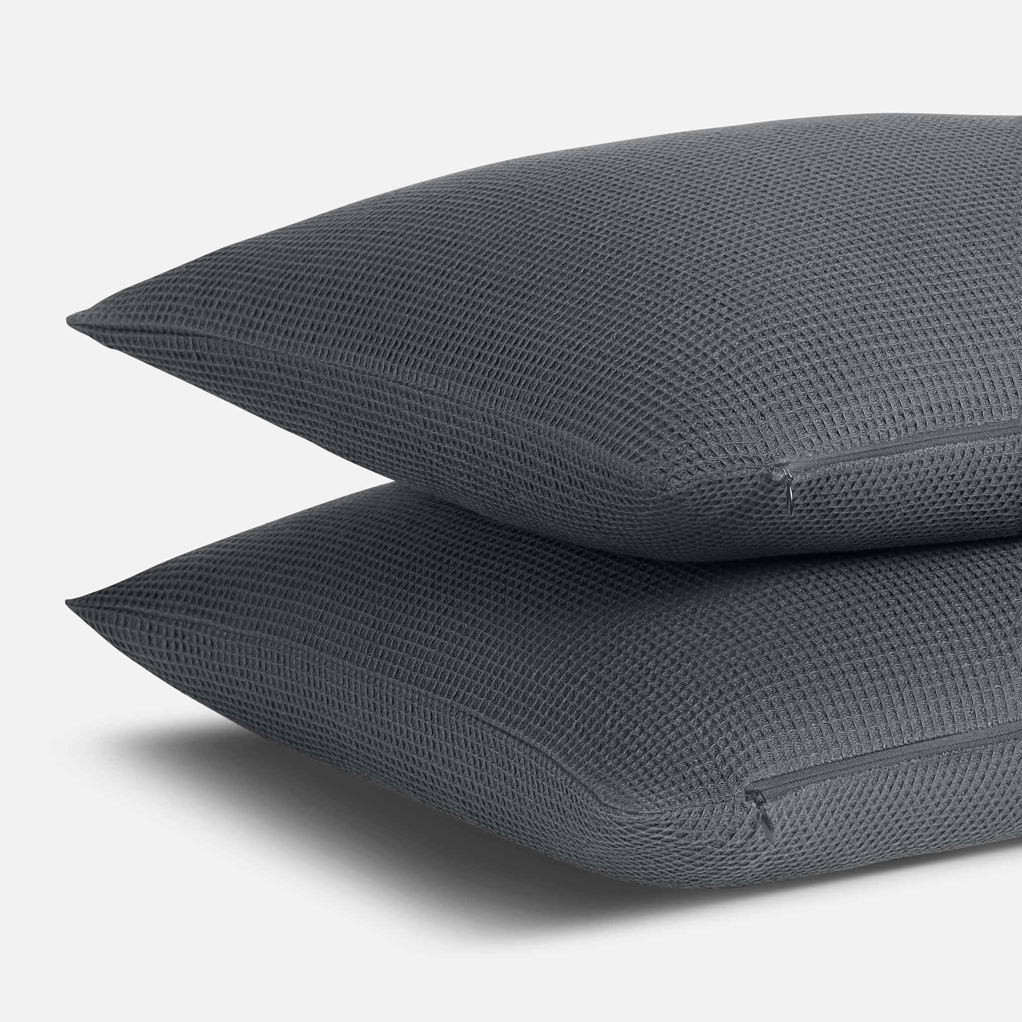 Micro Waffle Sham Set