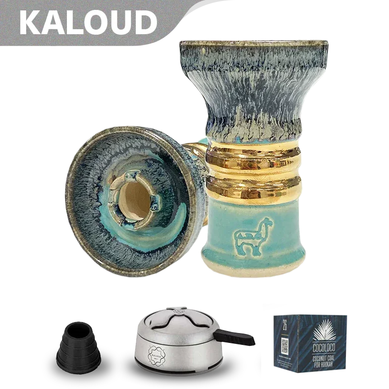 Alpaca Special Edition Mini Rook 18k Gold Bowl - Aqua