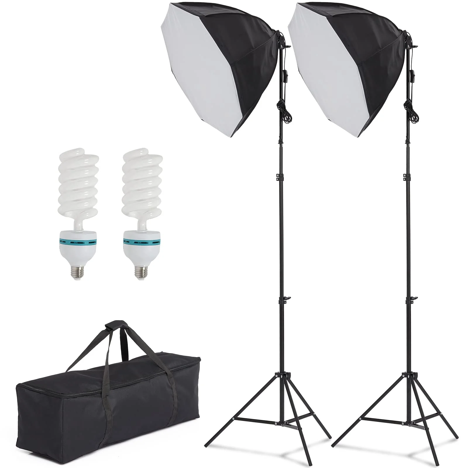 Garvee 2 x 135W 5500K Continuous Lighting Softbox Photography Kit