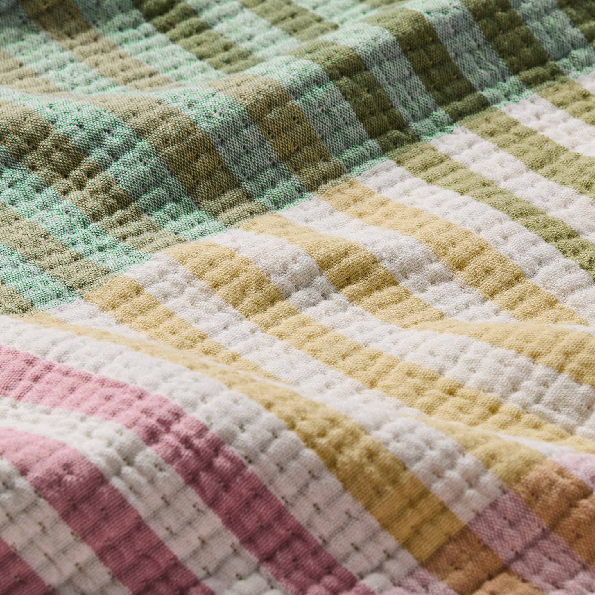 Bayside Windowpane Throw Blanket