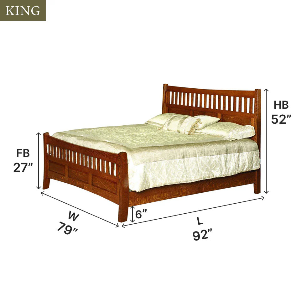 Amish Lane Shaker Bed