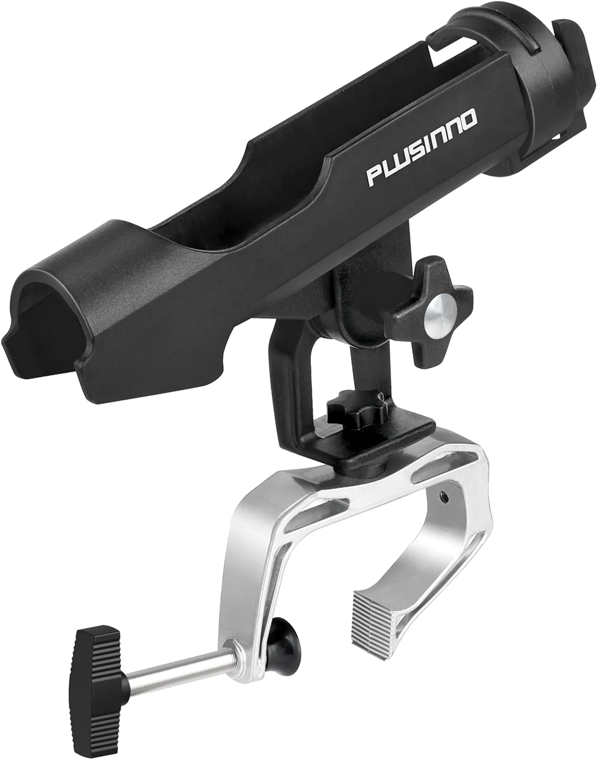 Fishing Boat Rods Holder Large Clamp Opening 360 Degree Adjustable