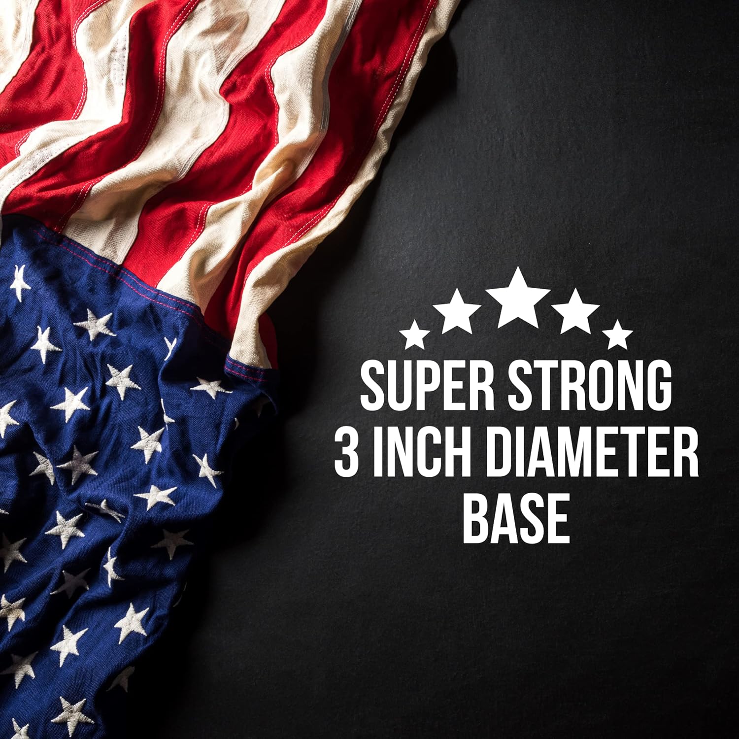 Heavy Duty Telescoping Flagpole Kit, 25 Foot