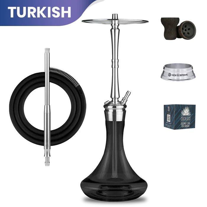 Hoob Go On PRO Hookah - Steel Smoked