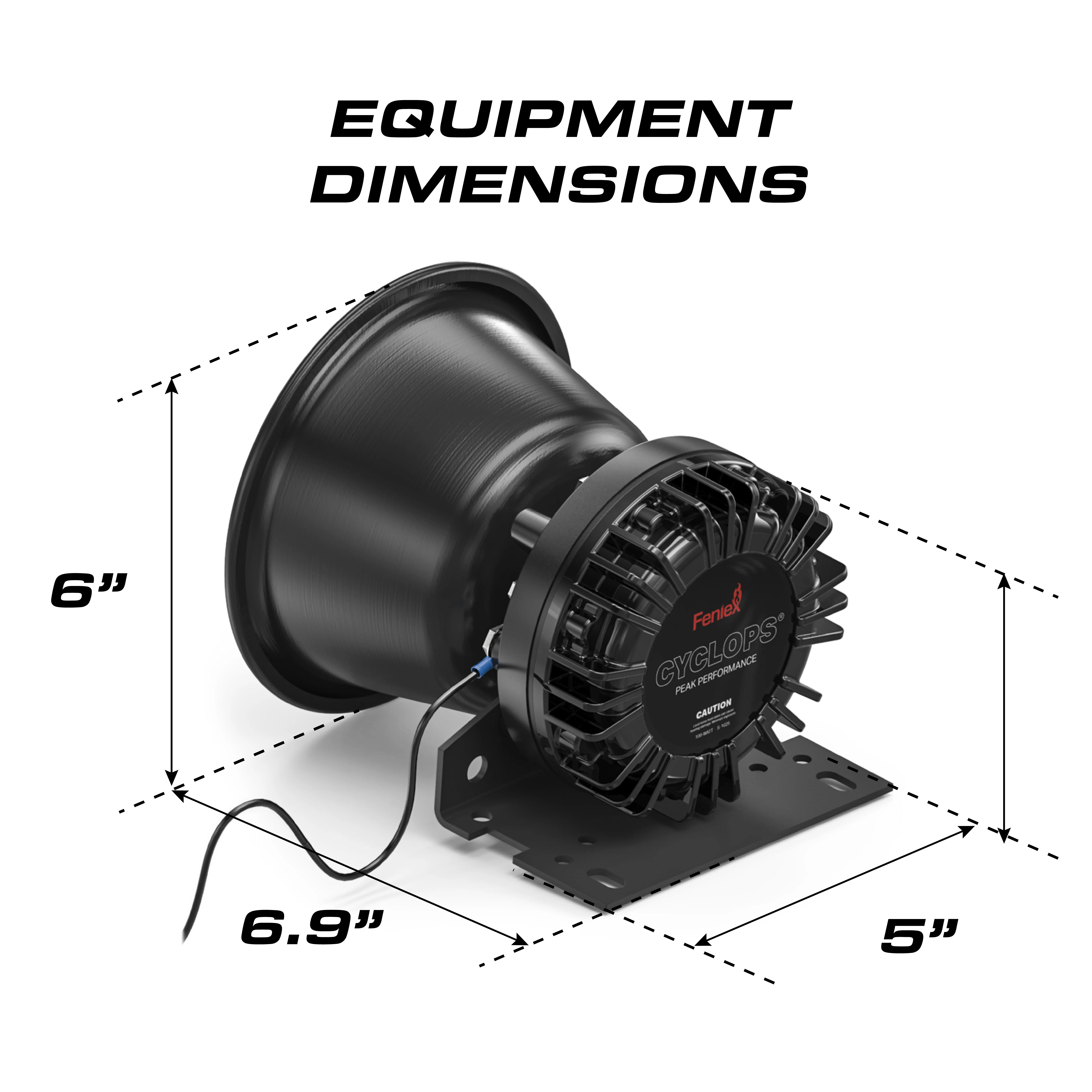 Feniex Cyclops 100W Siren Speaker