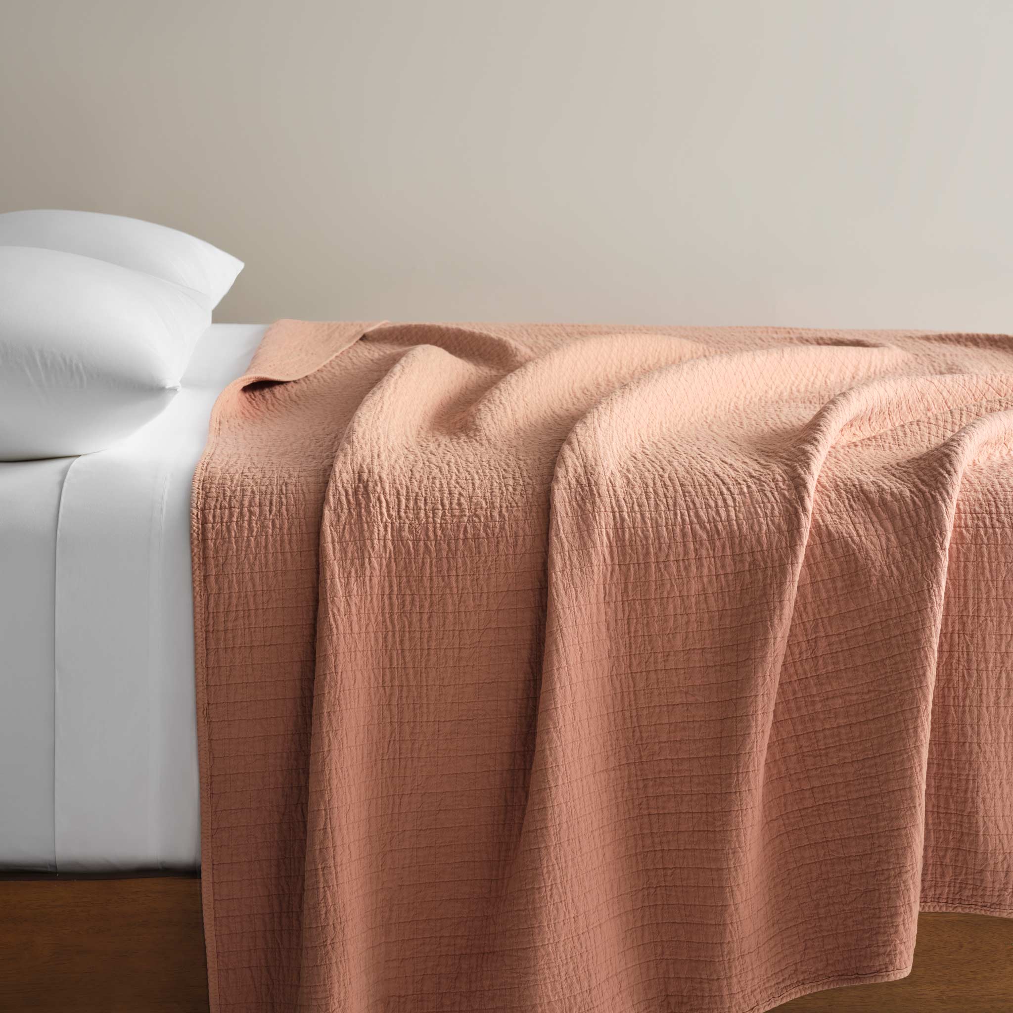 Lightweight Grid Cotton Bed Blanket