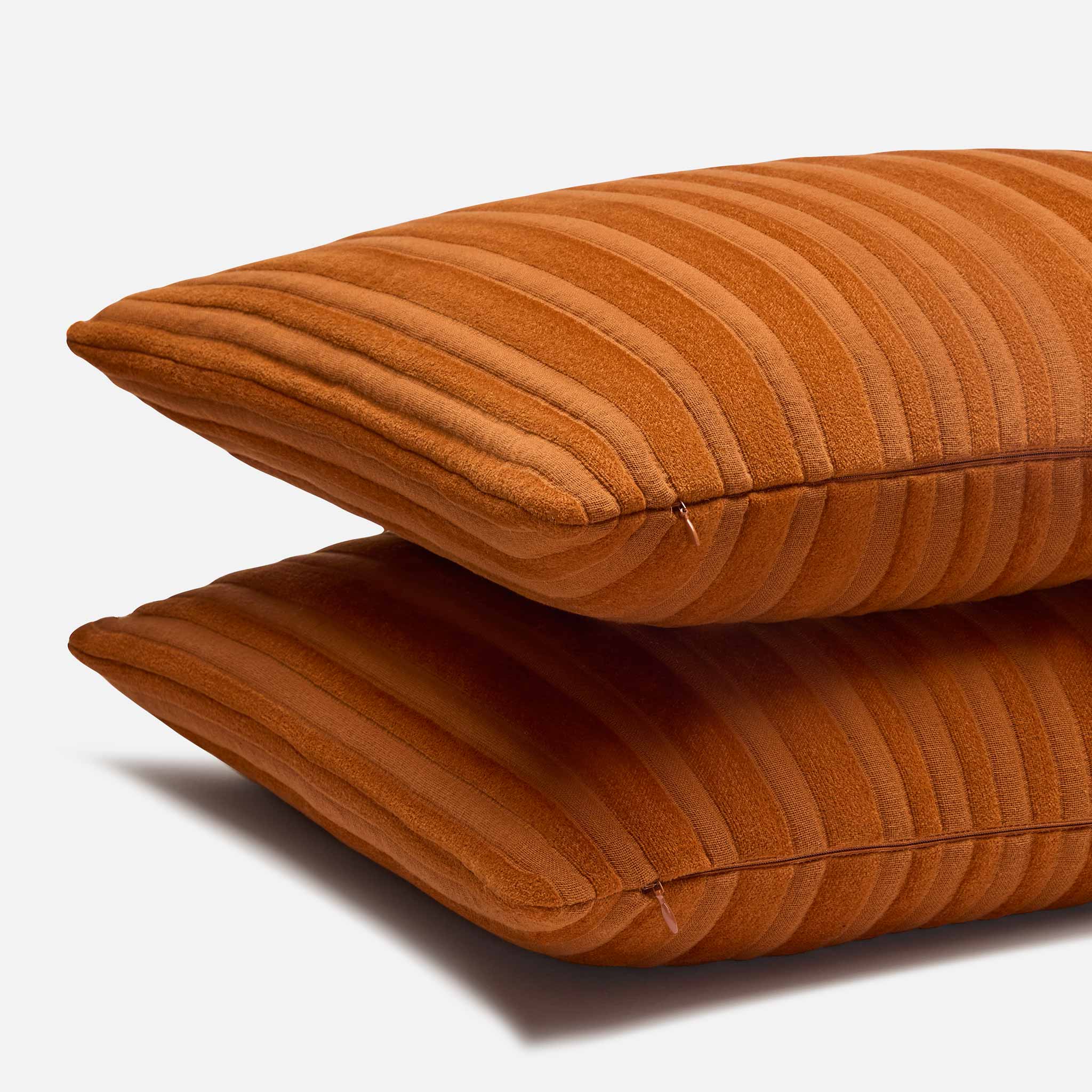 Cozy Ribbed Quilted Shams