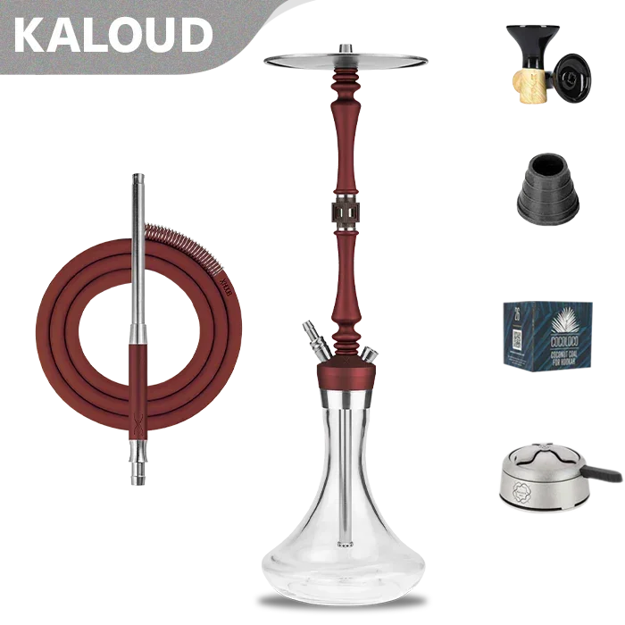 Hoob Mars Pro Hookah - Wine Red