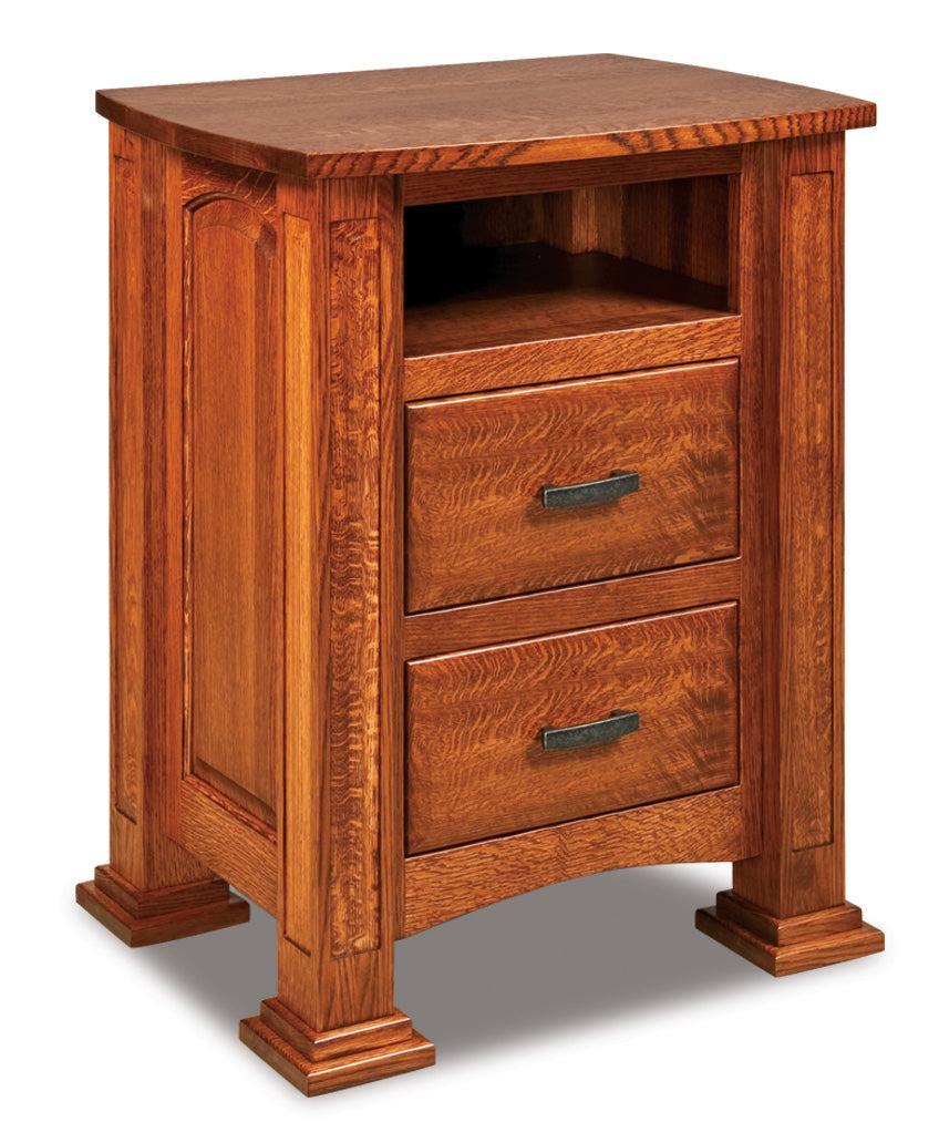 Amish Lexington Two Drawer Nightstand