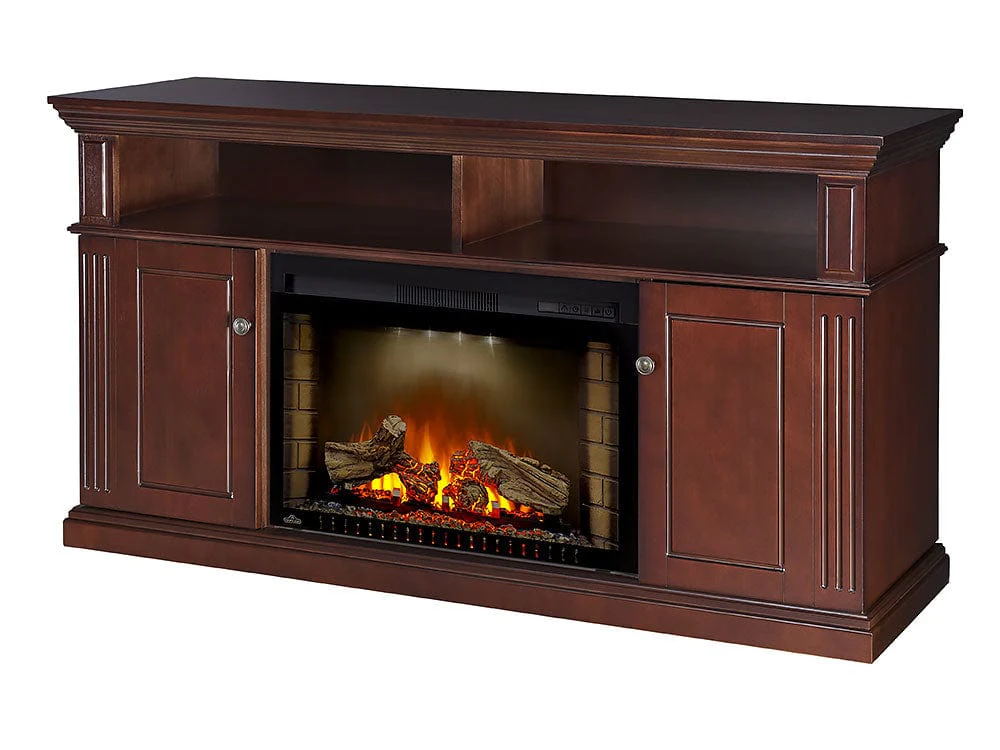 Winston Electric Fireplace Media Console in Espresso