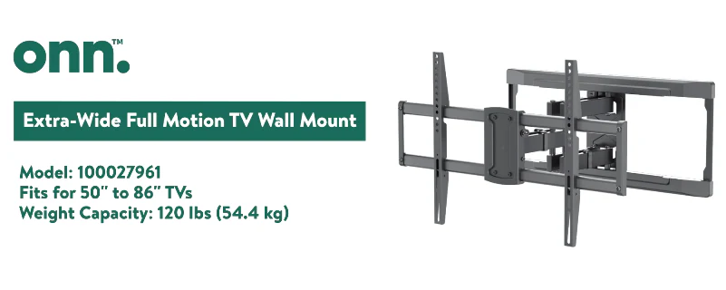 Full Motion TV Wall Mount for 50