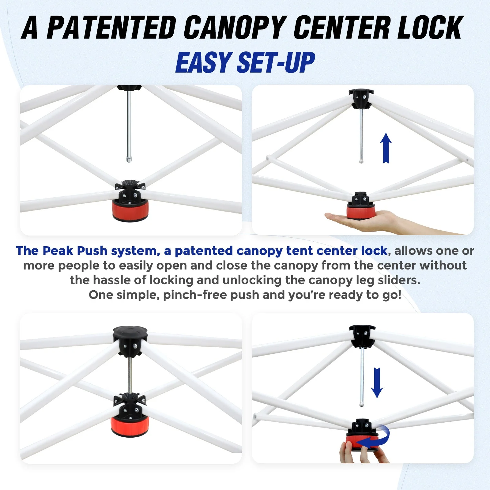 10x10 ft Pop Up Canopy Tent with Sidewall