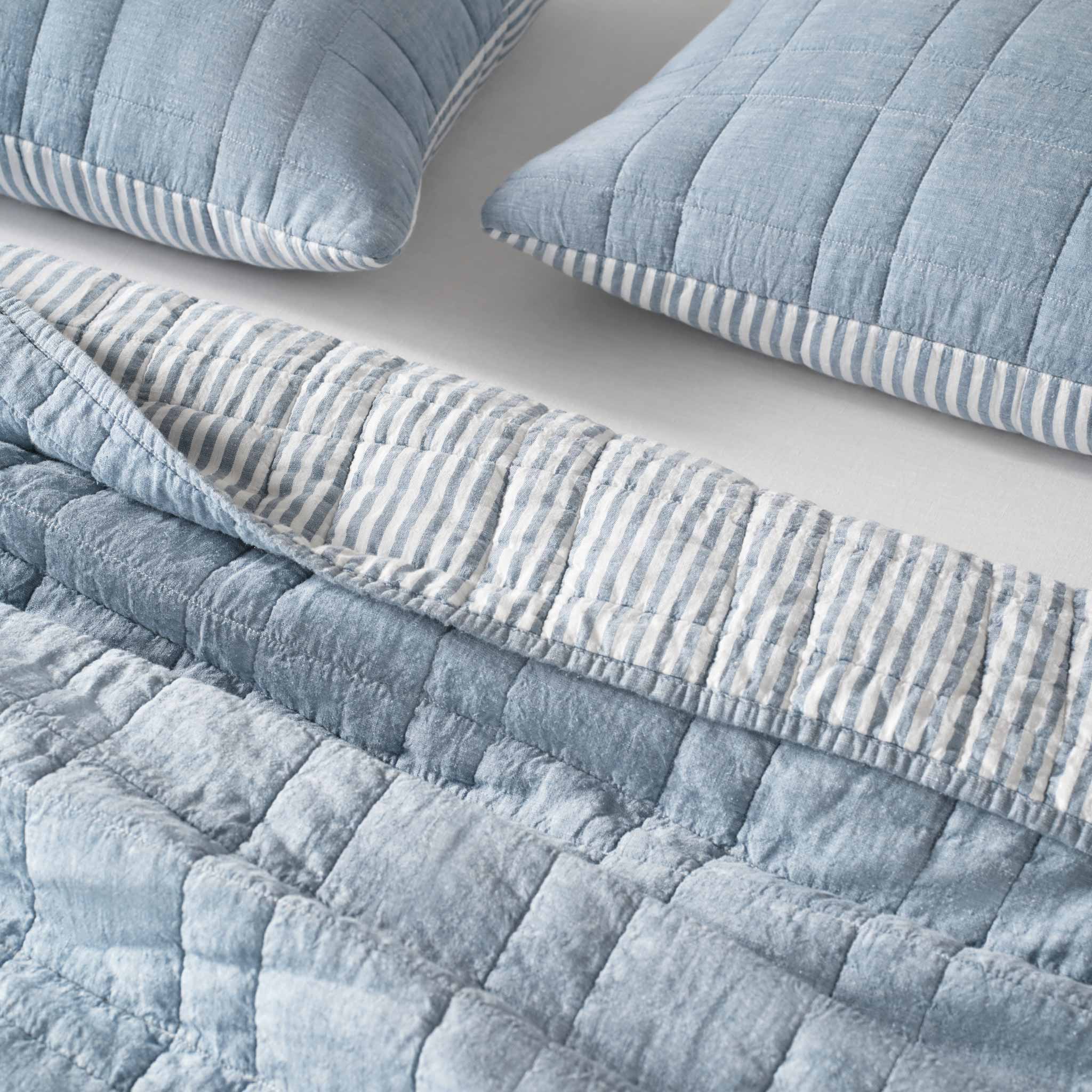 Washed European Linen Quilt