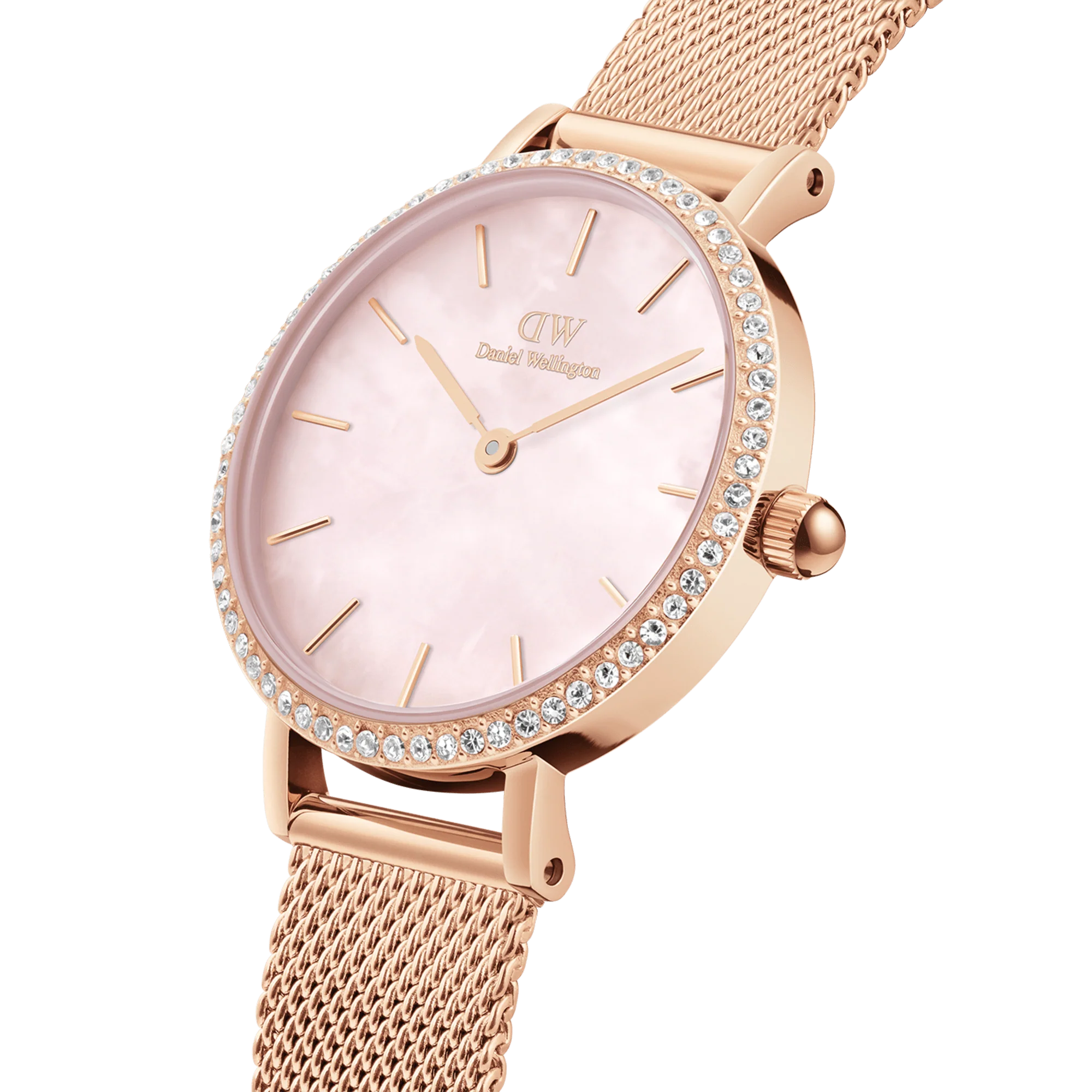 Petite Lumine Bezel Melrose Pink MOP