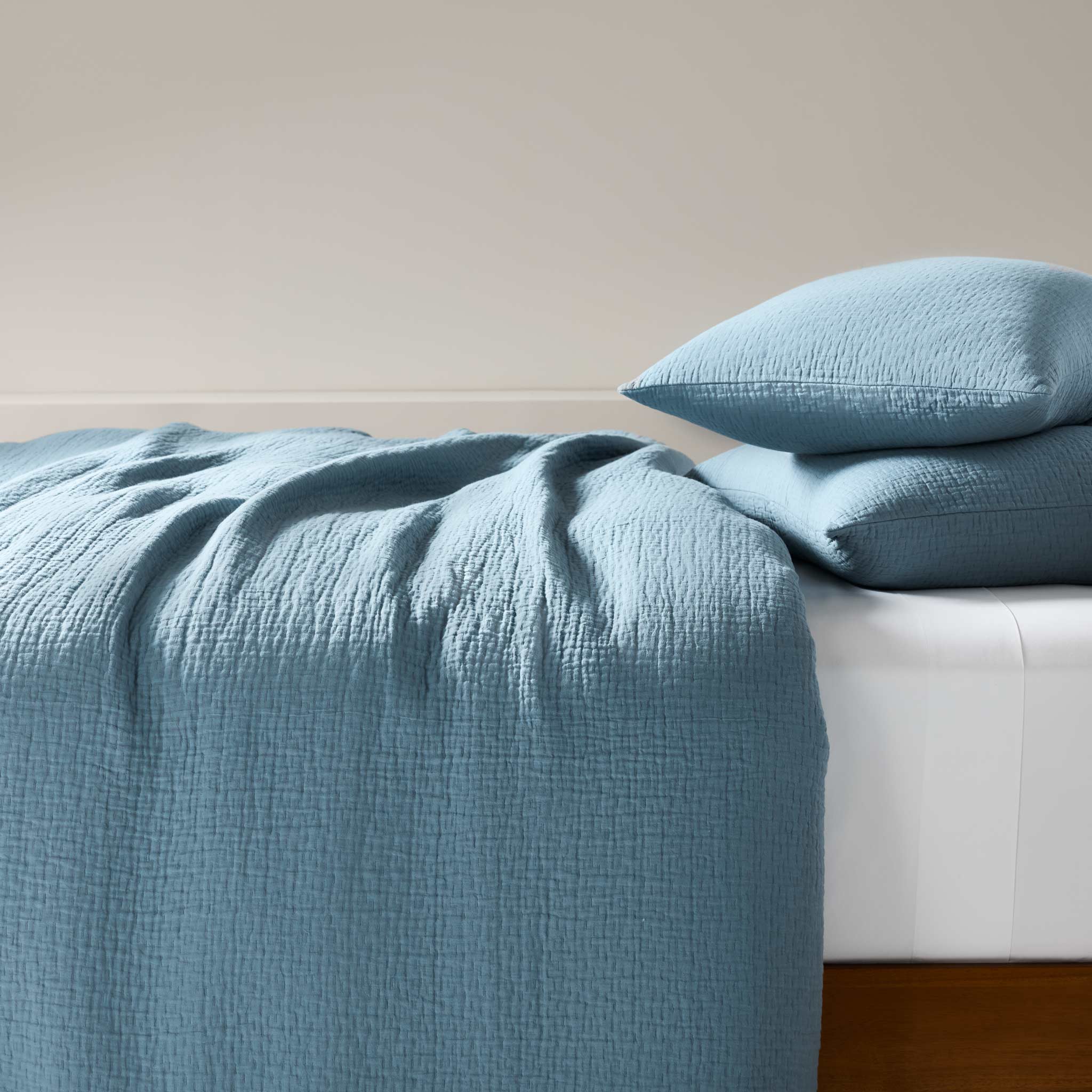 Breezeweave Crinkle Cotton Sham Set