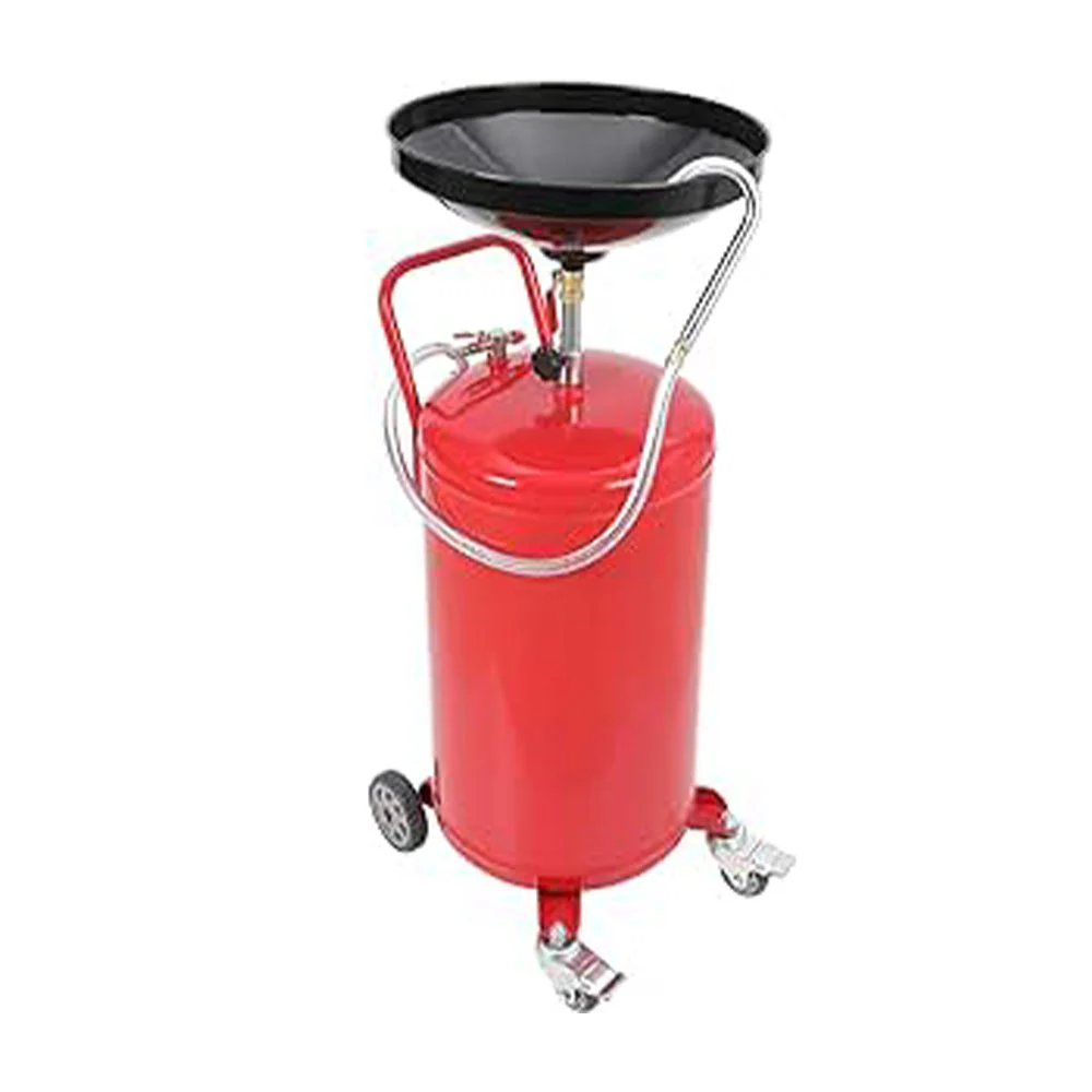 Garvee 18 Gallon Adjustable Oil Drain Tank – Pneumatic Waste Oil Drainer with 17.8