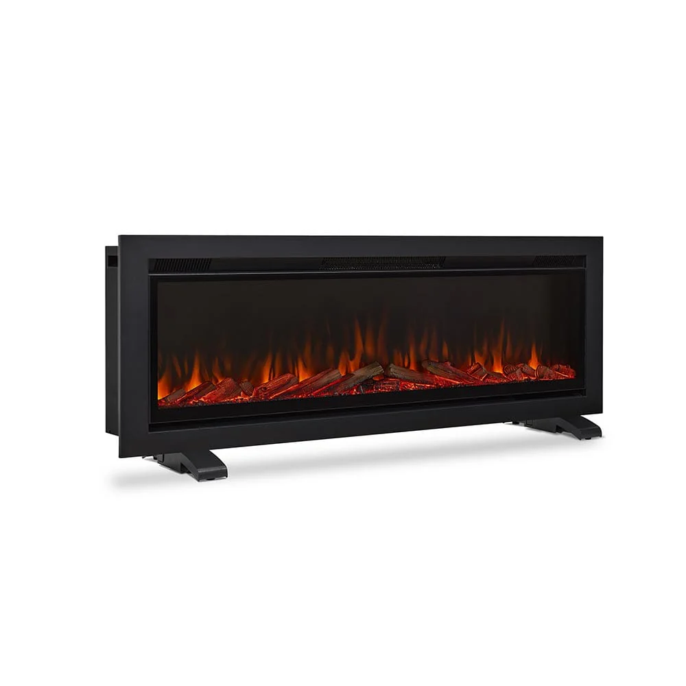 Real Flame 65-in Recessed/Wall Mounted Linear Infrared Electric Fireplace