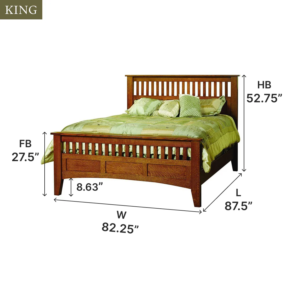 Amish Mission Antique Bed