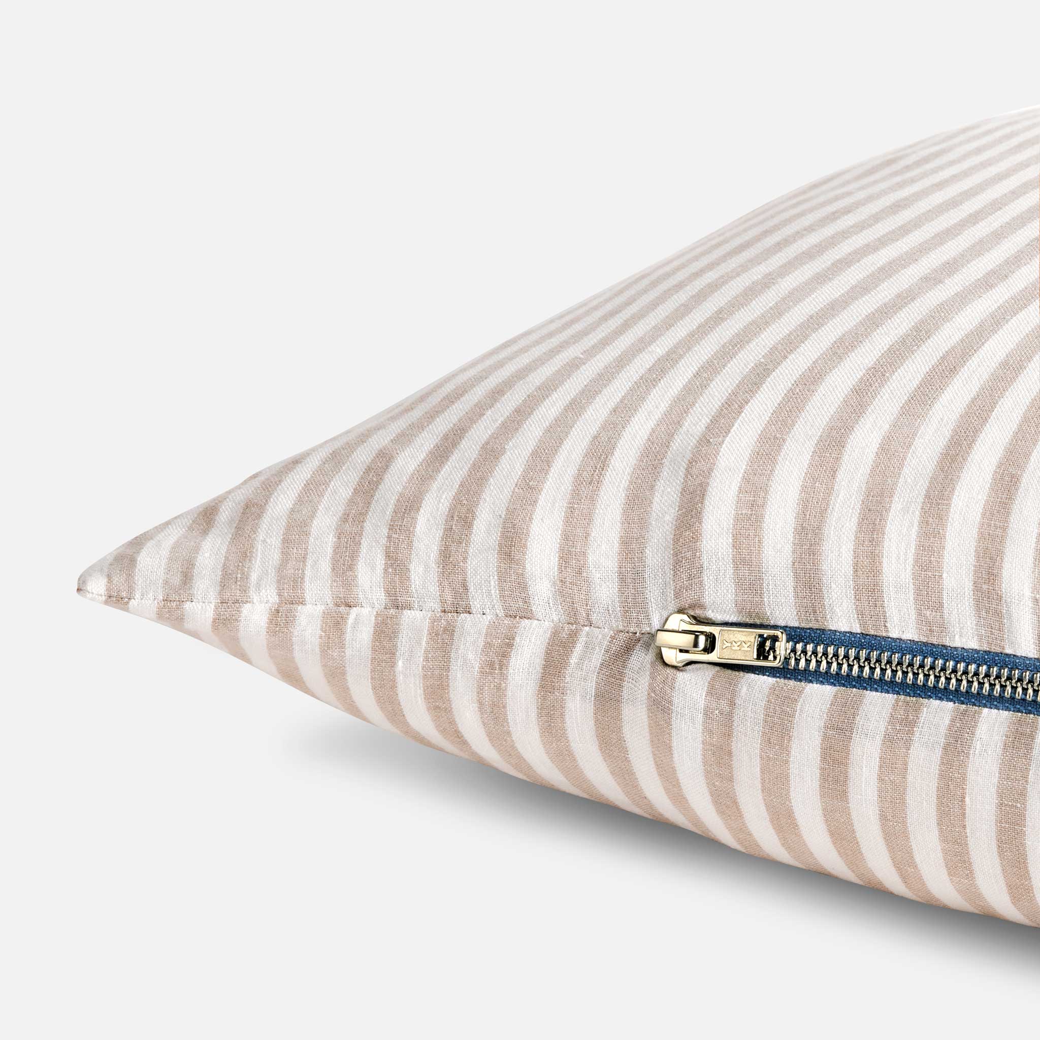 Washed European Linen Lumbar Pillow Cover